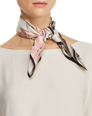 Echo - Tropical Palms Silk Scarf