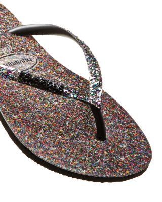 havaianas carnaval glitter