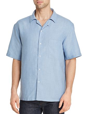 HUGO Ericos Short-Sleeve Regular Fit Shirt | Bloomingdale's