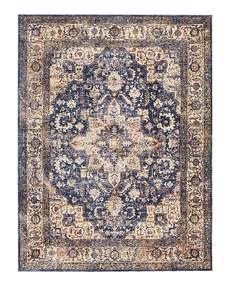 Kenneth Mink Taza Heriz Area Rug, 3' X 5' In Dark Blue