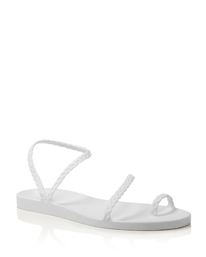 Ancient Greek Sandals Women's Eleftheria Braided Jelly Sandals In White