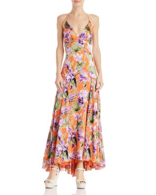 Alice and olivia 2025 jensen halter dress