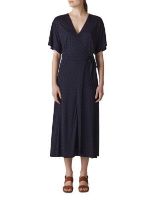 bloomingdales wrap dress