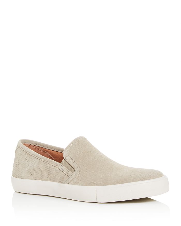 Frye Men s Brett Perforated Suede Slip On Sneakers Bloomingdale s