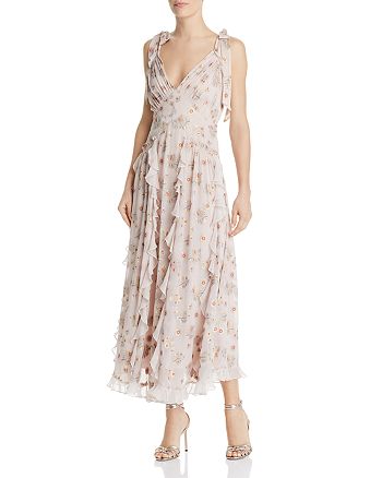Rebecca Taylor Leander Ruffled Floral Dress | Bloomingdale's