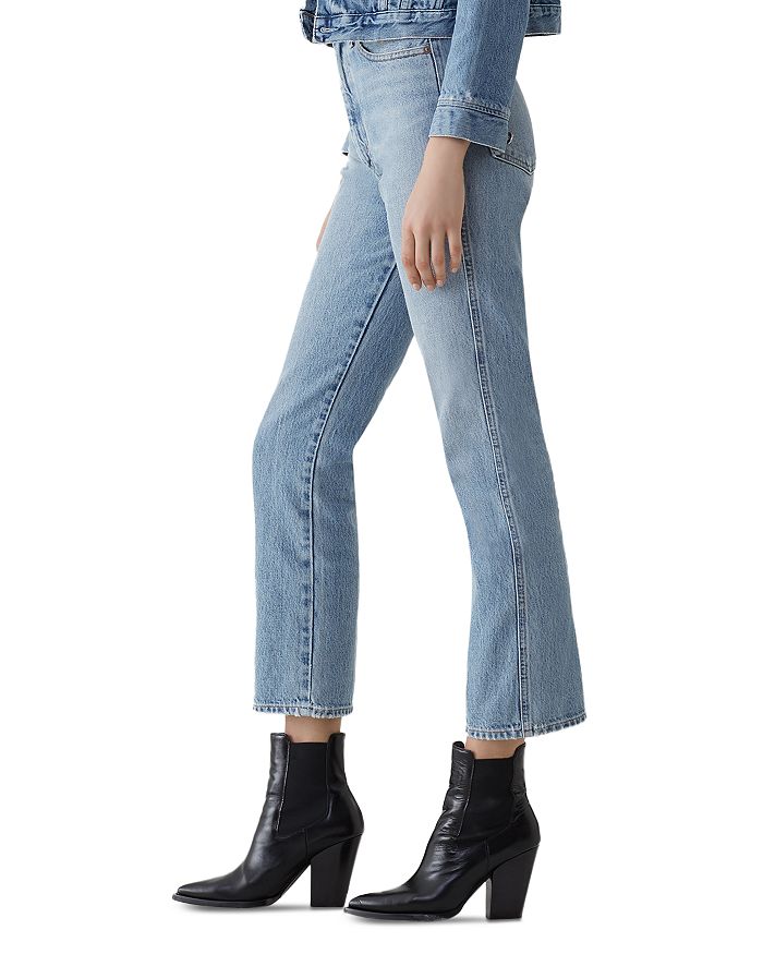 Agolde Pinch-waist Kick Flare Jeans In Impression In Mid Denim | ModeSens