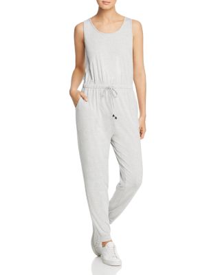 sleeveless knit jumpsuit