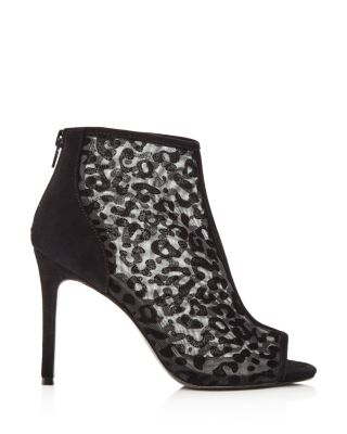 charles david cashmere mesh bootie
