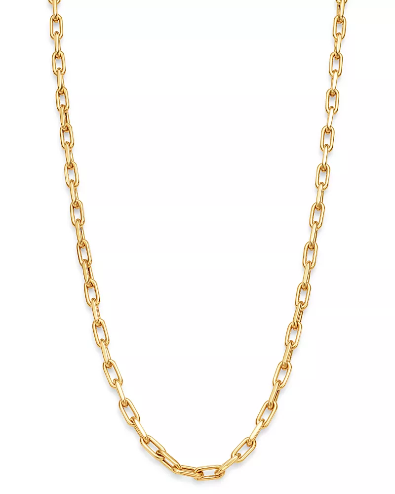 Zoe Lev 14K Yellow Gold Open Link Chain Necklace, 16