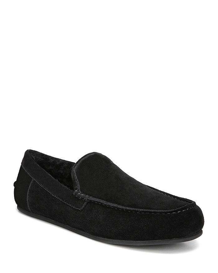 VINCE MEN'S GINO SUEDE & SHEARLING SLIPPERS,G1744L3
