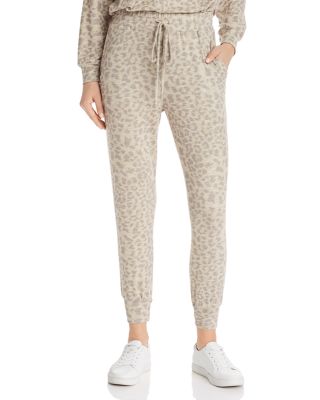 sundry leopard jogger