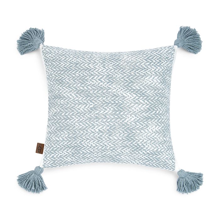 Ugg Leigh Herringbone Decorative Pillow, 20 X 20 In Slate ModeSens