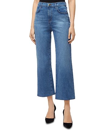 J Brand Joan Crop Wide Leg Jeans in Fluent | Bloomingdale's
