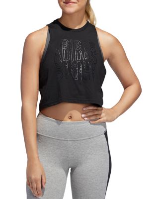 Adidas - Cropped Logo Tank