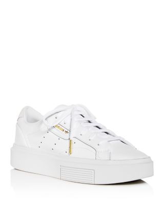 adidas white platform sneakers