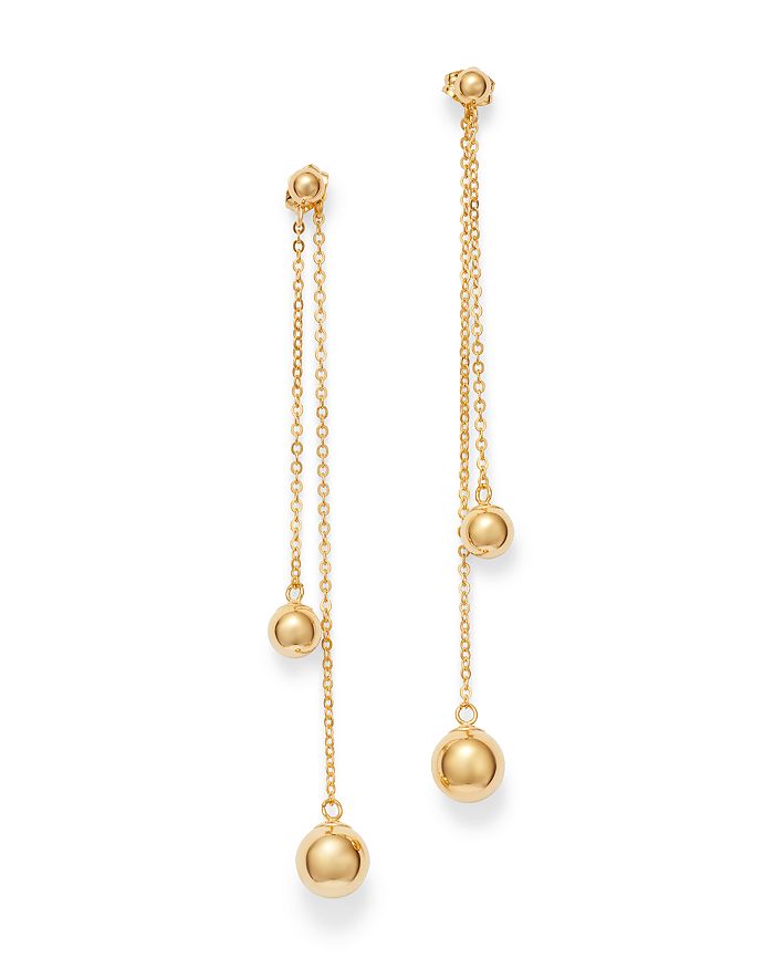 Bloomingdale's Bead Drop Earrings In 14k Yellow Gold - 100% Exclusive