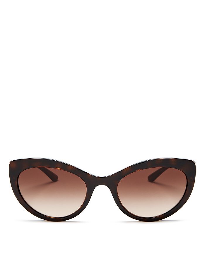 Dolce Gabbana Women s Cat Eye Sunglasses 53mm In Havana brown Gradient ModeSens