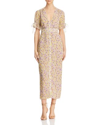 The East Order Arlo Floral-Print Midi Dress | Bloomingdale's
