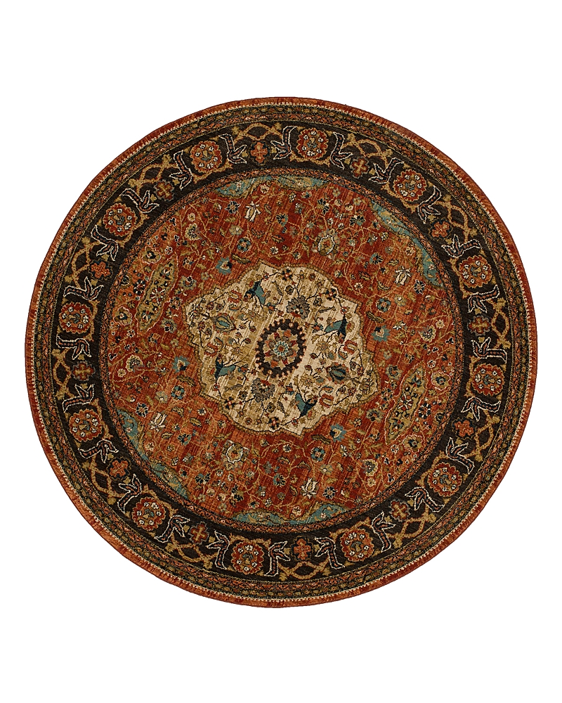 KARASTAN SPICE MARKET PETRA ROUND RUG, 8' X 8' 90661-90097-R096