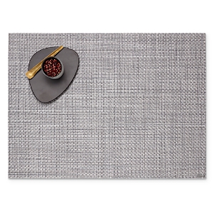 Chilewich Basketweave Rectangular Placemat, 14" X 19" In Shadow