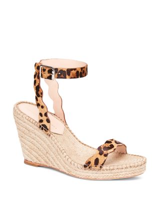 leopard wedge sandals