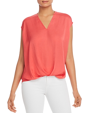 Kenneth Cole V-Neck High/Low Top, Medium