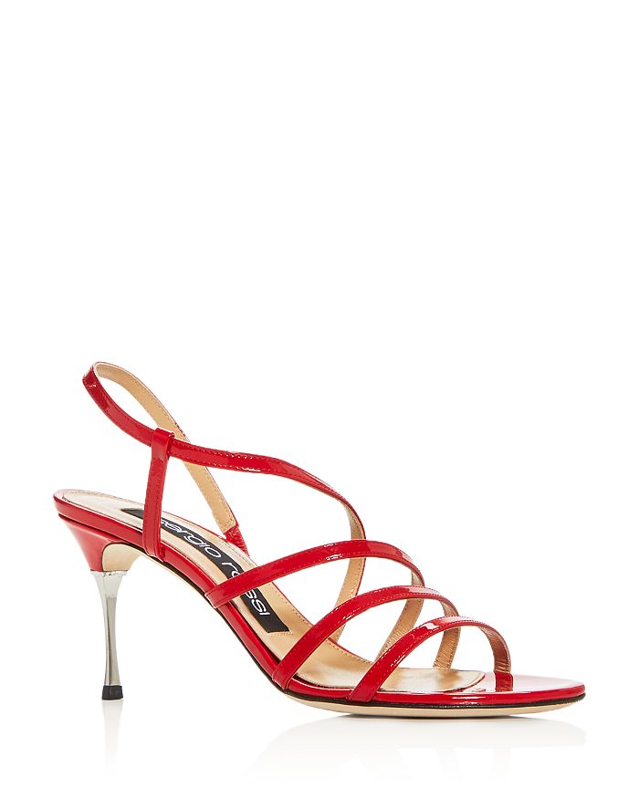 Sergio Rossi Women's Godiva Steel High-heel Sandals - 100% Exclusive In Bright Red