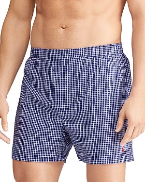 Polo Ralph Lauren Printed Boxers - Pack Of 3 In Blue/red