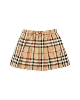 burberry vintage check pleated skirt