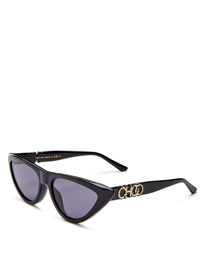 Jimmy Choo Women's Sparks Cat Eye Sunglasses, 55mm In Dark Havana/brown