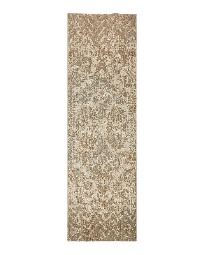 Karastan Touchstone Le Jardin By Patina Vie Runner Rug, 2'4 X 7'10 In Hazelnut