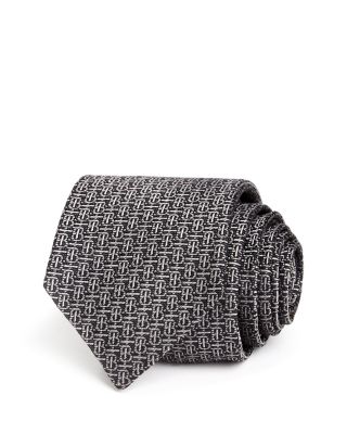 burberry black skinny tie