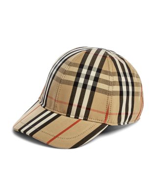 burberry check baseball cap