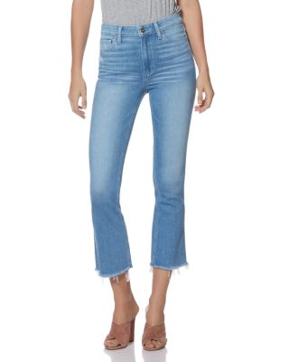 PAIGE - Colette Crop Flared Jeans in Baybreak