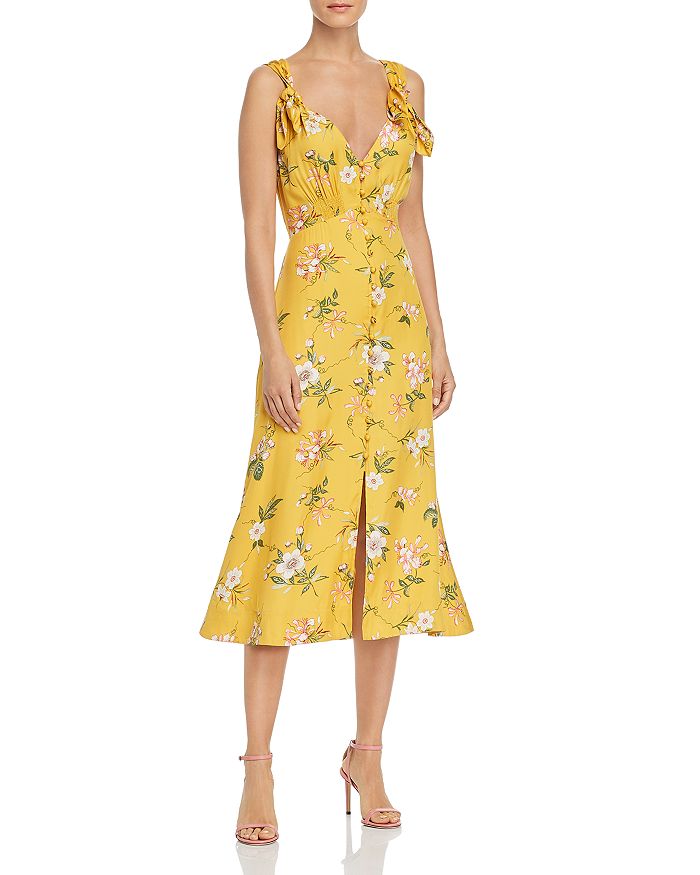 Rebecca Taylor Lita Floral Bow Dress | Bloomingdale's