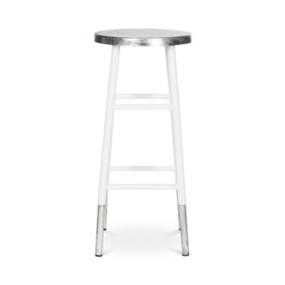 Kenzie 30" Silver Dipped Barstool