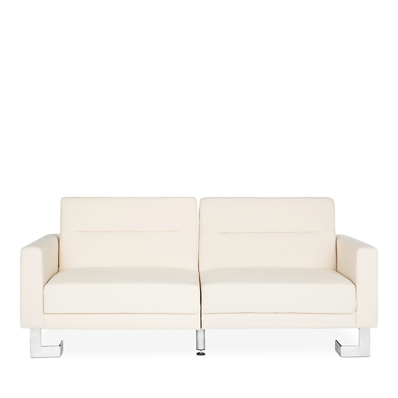 Safavieh Tribeca Foldable Sofa Bed In Beige/silver