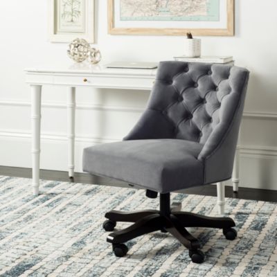 Soho Tufted Velvet Swivel Desk Chair