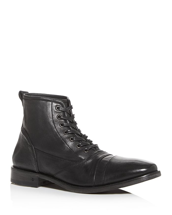 John Varvatos Men's Fleetwood Leather Boots In Black