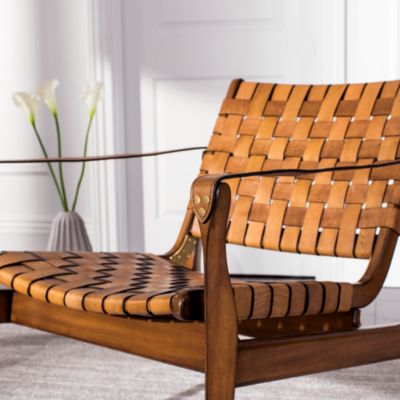 Couture Dilan Leather Safari Chair