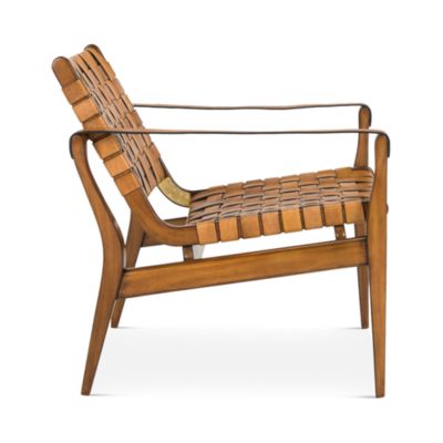 Couture Dilan Leather Safari Chair