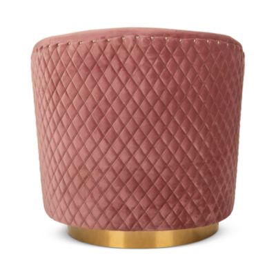 Couture Clara Quilted Swivel Tub Chair