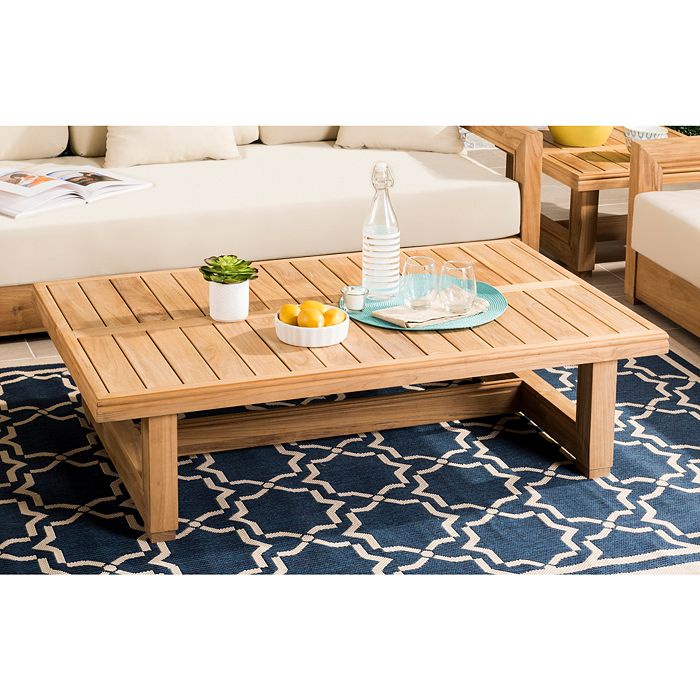 Montford teak shop coffee table