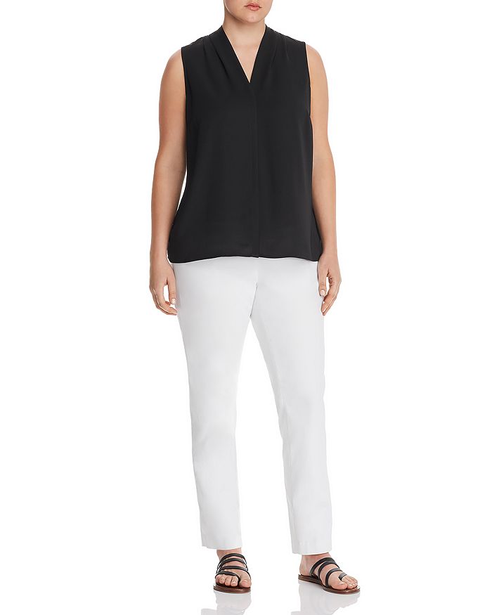 Shop Nic And Zoe Plus Nic+zoe Plus Easy Day-to-night Top In Black Onyx