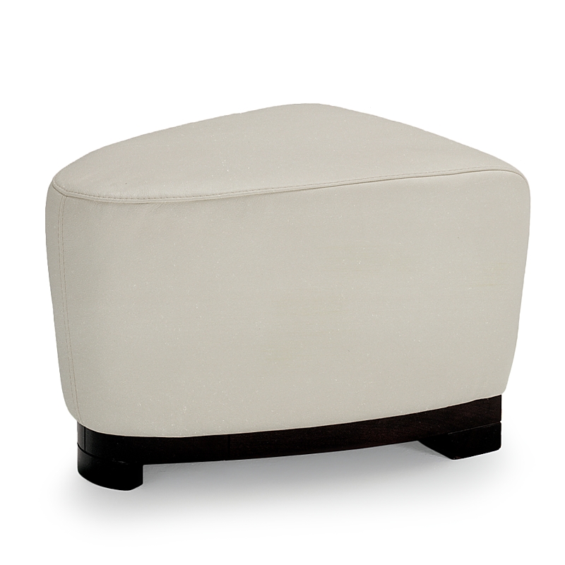 Nicoletti Hollister Ottoman In Torello White