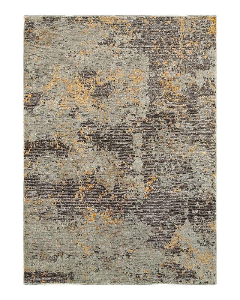 Oriental Weavers Evolution 8025b Area Rug, 3'3 X 5'2 In Gray/gold