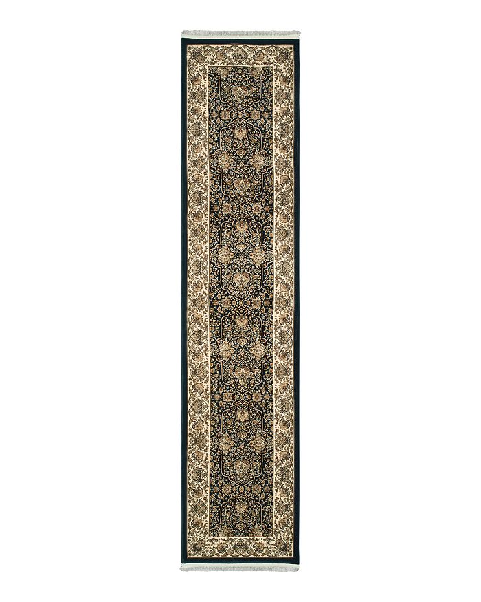 Oriental Weavers Masterpiece 1331 Runner Rug, 2'3 X 10' In Navy/ivory