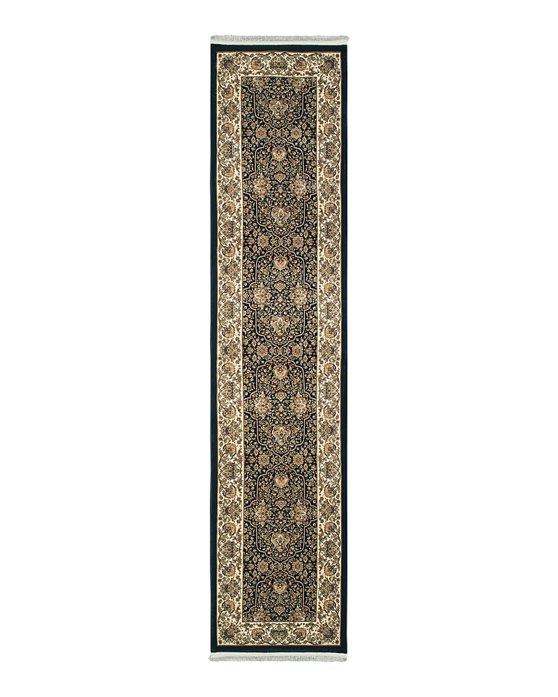 Oriental Weavers Masterpiece 1331 Runner Rug, 2'3 X 10' In Navy/ivory