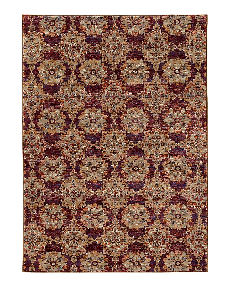 Oriental Weavers Andorra 6883 Area Rug, 3'3 X 5'2 In Red/gold