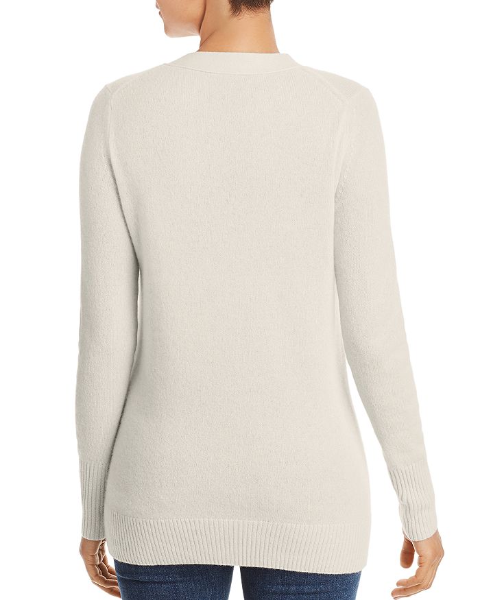 Shop C By Bloomingdale's Cashmere Grandfather Cardigan - 100% Exclusive In Ivory